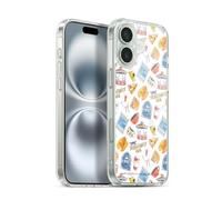 Head Case Designs sous Licence Officielle Gilmore Girls Icones Graphiques Coque en Gel [Protection de Qualité Militaire] Compatible avec Apple iPhone 16 Plus Et Compatible avec MagSafe