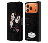 Head Case Designs sous Licence Officielle Gilmore Girls Le Destin Les a Créés Graphiques Étui Portefeuille en Cuir Compatible avec Apple iPhone 17 Pro Max