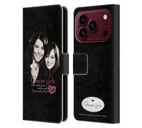 Head Case Designs sous Licence Officielle Gilmore Girls Le Destin Les a Créés Graphiques Étui Portefeuille en Cuir Compatible avec Apple iPhone 18 Pro