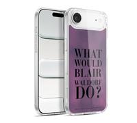 Head Case Designs sous Licence Officielle Gossip Girl Qu'est Ce Que Blair Graphiques Coque en Gel [Protection de Qualité Militaire] Compatible avec Apple iPhone 17 Air Et Compatible avec MagSafe