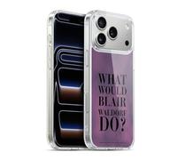 Head Case Designs sous Licence Officielle Gossip Girl Qu'est Ce Que Blair Graphiques Coque en Gel [Protection de Qualité Militaire] Compatible avec Apple iPhone 17 Pro Max Et Compatible avec MagSafe