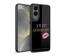 Head Case Designs sous Licence Officielle Gossip Girl XOXO Graphiques Coque en Gel renforcée [Protection de Qualité Militaire] Compatible avec Samsung Galaxy S25 Edge
