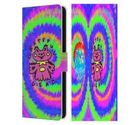 Head Case Designs sous Licence Officielle Grateful Dead Ours Dansant Coloré Tendances Étui Portefeuille en Cuir Compatible avec Samsung Galaxy S25 FE