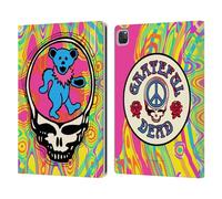 Head Case Designs sous Licence Officielle Grateful Dead Ours Tendances Étui Portefeuille en Cuir Compatible avec Apple iPad Pro 13 M4 2024
