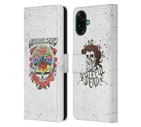 Head Case Designs sous Licence Officielle Grateful Dead Rose Tendances Étui Portefeuille en Cuir Compatible avec Samsung Galaxy A07