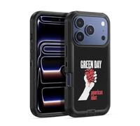 Head Case Designs sous Licence Officielle Green Day Idiot Américain Graphiques Étui Antichoc Ultra-Blindé Compatible avec Apple iPhone 17 Pro Max