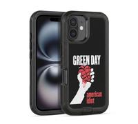 Head Case Designs sous Licence Officielle Green Day Idiot Américain Graphiques Étui Antichoc Ultra-Blindé Compatible avec Apple iPhone 16