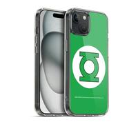 Head Case Designs sous Licence Officielle Green Lantern DC Comics Classique Logos Coque en Gel [Protection de Qualité Militaire] Compatible avec Apple iPhone 15 Plus Et Compatible avec MagSafe
