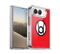 Head Case Designs sous Licence Officielle Green Lantern DC Comics Rouge Lantern Corps Coque en Gel [Protection de Qualité Militaire] Compatible avec Apple iPhone Duo Et Compatible avec MagSafe
