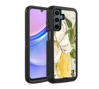 Head Case Designs sous Licence Officielle Haley Bush Vase Magnolia Jaune Peinture Florale Étui Antichoc Ultra-Blindé Compatible avec Samsung Galaxy A15