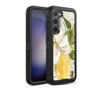 Head Case Designs sous Licence Officielle Haley Bush Vase Magnolia Jaune Peinture Florale Étui Antichoc Ultra-Blindé Compatible avec Samsung Galaxy S23+ 5G