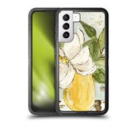 Head Case Designs sous Licence Officielle Haley Bush Vase Magnolia Jaune Peinture Florale Étui Antichoc Ultra-Blindé Compatible avec Samsung Galaxy S21+ 5G
