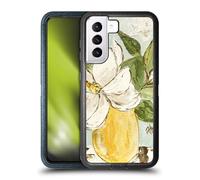 Head Case Designs sous Licence Officielle Haley Bush Vase Magnolia Jaune Peinture Florale Étui Antichoc Ultra-Blindé Compatible avec Samsung Galaxy S21 5G