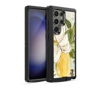 Head Case Designs sous Licence Officielle Haley Bush Vase Magnolia Jaune Peinture Florale Étui Antichoc Ultra-Blindé Compatible avec Samsung Galaxy S23 Ultra 5G