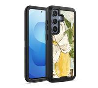 Head Case Designs sous Licence Officielle Haley Bush Vase Magnolia Jaune Peinture Florale Étui Antichoc Ultra-Blindé Compatible avec Samsung Galaxy S25