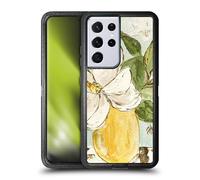 Head Case Designs sous Licence Officielle Haley Bush Vase Magnolia Jaune Peinture Florale Étui Antichoc Ultra-Blindé Compatible avec Samsung Galaxy S21 Ultra 5G