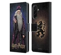 Head Case Designs sous Licence Officielle Harry Potter Albus Dumbledore Chamber of Secrets IV Étui Portefeuille en Cuir Compatible avec Samsung Galaxy A36 5G