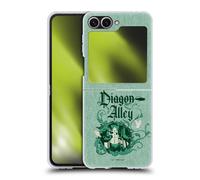 Head Case Designs sous Licence Officielle Harry Potter Allée De La Diagonale Typographie des Lieux Coque Dure pour l'arrière Compatible avec Samsung Galaxy Z Flip6