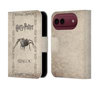 Head Case Designs sous Licence Officielle Harry Potter Aragog Spider Creature Chamber of Secrets II Étui Portefeuille en Cuir Compatible avec Apple iPhone Duo