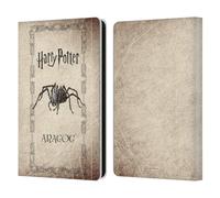 Head Case Designs sous Licence Officielle Harry Potter Aragog Spider Creature Chamber of Secrets II Étui Portefeuille en Cuir Compatible avec Amazon Kindle Paperwhite 6