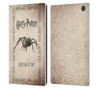 Head Case Designs sous Licence Officielle Harry Potter Aragog Spider Creature Chamber of Secrets II Étui Portefeuille en Cuir Compatible avec Amazon Fire Max 11 2023
