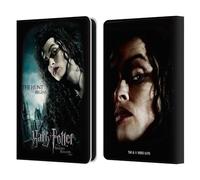 Head Case Designs sous Licence Officielle Harry Potter Bellatrix Lestrange Deathly Hallows VII Étui Portefeuille en Cuir Compatible avec Amazon Kindle 11th Gen 6in 2022