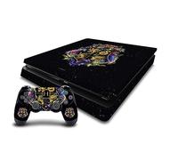 Head Case Designs sous Licence Officielle Harry Potter Blason De Hogwarts Graphiques Vinyle Autocollant De Jeu Peau Compatible avec Sony PlayStation 4 PS4 Slim Console and DualShock 4 Controller