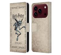 Head Case Designs sous Licence Officielle Harry Potter Cornish Pixies Creature Chamber of Secrets II Étui Portefeuille en Cuir Compatible avec Apple iPhone 18 Pro