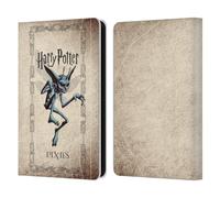 Head Case Designs sous Licence Officielle Harry Potter Cornish Pixies Creature Chamber of Secrets II Étui Portefeuille en Cuir Compatible avec Amazon Kindle 11th Gen (2024)