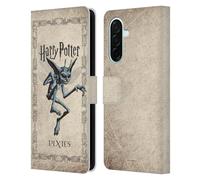 Head Case Designs sous Licence Officielle Harry Potter Cornish Pixies Creature Chamber of Secrets II Étui Portefeuille en Cuir Compatible avec Samsung Galaxy A26 5G