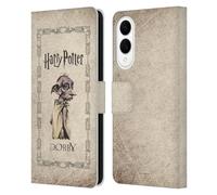 Head Case Designs sous Licence Officielle Harry Potter Dobby House Elf Creature Chamber of Secrets II Étui Portefeuille en Cuir Compatible avec Samsung Galaxy S25 Edge
