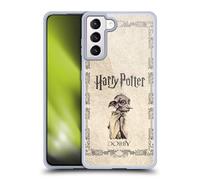 Head Case Designs Sous Licence Officielle Harry Potter Dobby House Elf Creature Chamber Of Secrets II Coque en Gel [Qualité Militaire] Compatible Avec Samsung Galaxy S21+ 5G Et Compatible Avec MagSafe