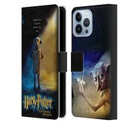 Head Case Designs sous Licence Officielle Harry Potter Dobby Poster Chamber of Secrets III Étui Portefeuille en Cuir Compatible avec Apple iPhone 13 Pro Max