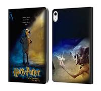 Head Case Designs sous Licence Officielle Harry Potter Dobby Poster Chamber of Secrets III Étui Portefeuille en Cuir Compatible avec Apple iPad 10.9 2022/2025