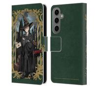 Head Case Designs sous Licence Officielle Harry Potter Draco Malfoy 25ème Anniversaire Anime Étui Portefeuille en Cuir Compatible avec Samsung Galaxy S25