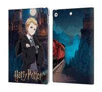 Head Case Designs sous Licence Officielle Harry Potter Draco Malfoy Célébration Anime Étui Portefeuille en Cuir Compatible avec Apple iPad 10.2 2019/2020/2021