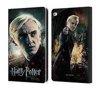 Head Case Designs sous Licence Officielle Harry Potter Draco Malfoy Deathly Hallows VIII Étui Portefeuille en Cuir Compatible avec Apple iPad Air 2 (2014)