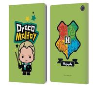 Head Case Designs sous Licence Officielle Harry Potter Draco Malfoy Deathly Hallows XXVIII Étui Portefeuille en Cuir Compatible avec Amazon Fire Max 11 2023