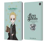 Head Case Designs sous Licence Officielle Harry Potter Draco Malfoy Deathly Hallows XXXVII Étui Portefeuille en Cuir Compatible avec Amazon Fire Max 11 2023
