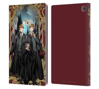 Head Case Designs sous Licence Officielle Harry Potter Fred Et George Weasley 25ème Anniversaire Anime Étui Portefeuille en Cuir Compatible avec Amazon Fire Max 11 2023