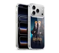Head Case Designs sous Licence Officielle Harry Potter Fred Et George Weasley Célébration Anime Coque en Gel [Qualité Militaire] Compatible avec Apple iPhone 17 Pro Max Et Compatible avec MagSafe