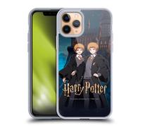 Head Case Designs sous Licence Officielle Harry Potter Fred Et George Weasley Célébration Anime Coque en Gel [Qualité Militaire] Compatible avec Apple iPhone 11 Pro Et Compatible avec MagSafe