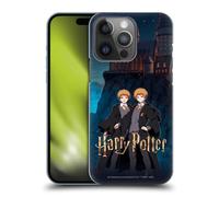 Head Case Designs sous Licence Officielle Harry Potter Fred Et George Weasley Célébration Anime Coque Dure pour l'arrière Compatible avec Apple iPhone 14 Pro