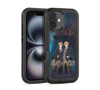 Head Case Designs sous Licence Officielle Harry Potter Fred Et George Weasley Célébration Anime Étui Antichoc Ultra-Blindé Compatible avec Apple iPhone 16