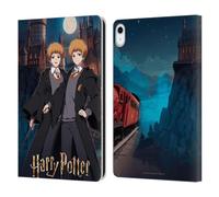 Head Case Designs sous Licence Officielle Harry Potter Fred Et George Weasley Célébration Anime Étui Portefeuille en Cuir Compatible avec Apple iPad 10.9 2022/2025