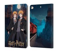 Head Case Designs sous Licence Officielle Harry Potter Fred Et George Weasley Célébration Anime Étui Portefeuille en Cuir Compatible avec Apple iPad 9.7 2017 / iPad 9.7 2018