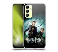 Head Case Designs sous Licence Officielle Harry Potter Fred & George Weasley Deathly Hallows VIII Coque Dure pour l'arrière Compatible avec Samsung Galaxy A34 5G