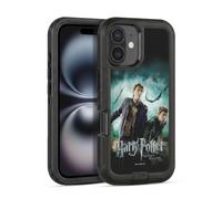 Head Case Designs sous Licence Officielle Harry Potter Fred & George Weasley Deathly Hallows VIII Étui Antichoc Ultra-Blindé Compatible avec Apple iPhone 16