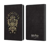 Head Case Designs sous Licence Officielle Harry Potter Gringotts Crête Sorcerer's Stone I Étui Portefeuille en Cuir Compatible avec Amazon Kindle 11th Gen (2024)