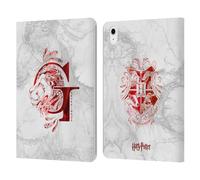 Head Case Designs sous Licence Officielle Harry Potter Gryffindor Aguamenti Deathly Hallows IX Étui Portefeuille en Cuir Compatible avec Apple iPad Air 11 2020/2022/2024/2025